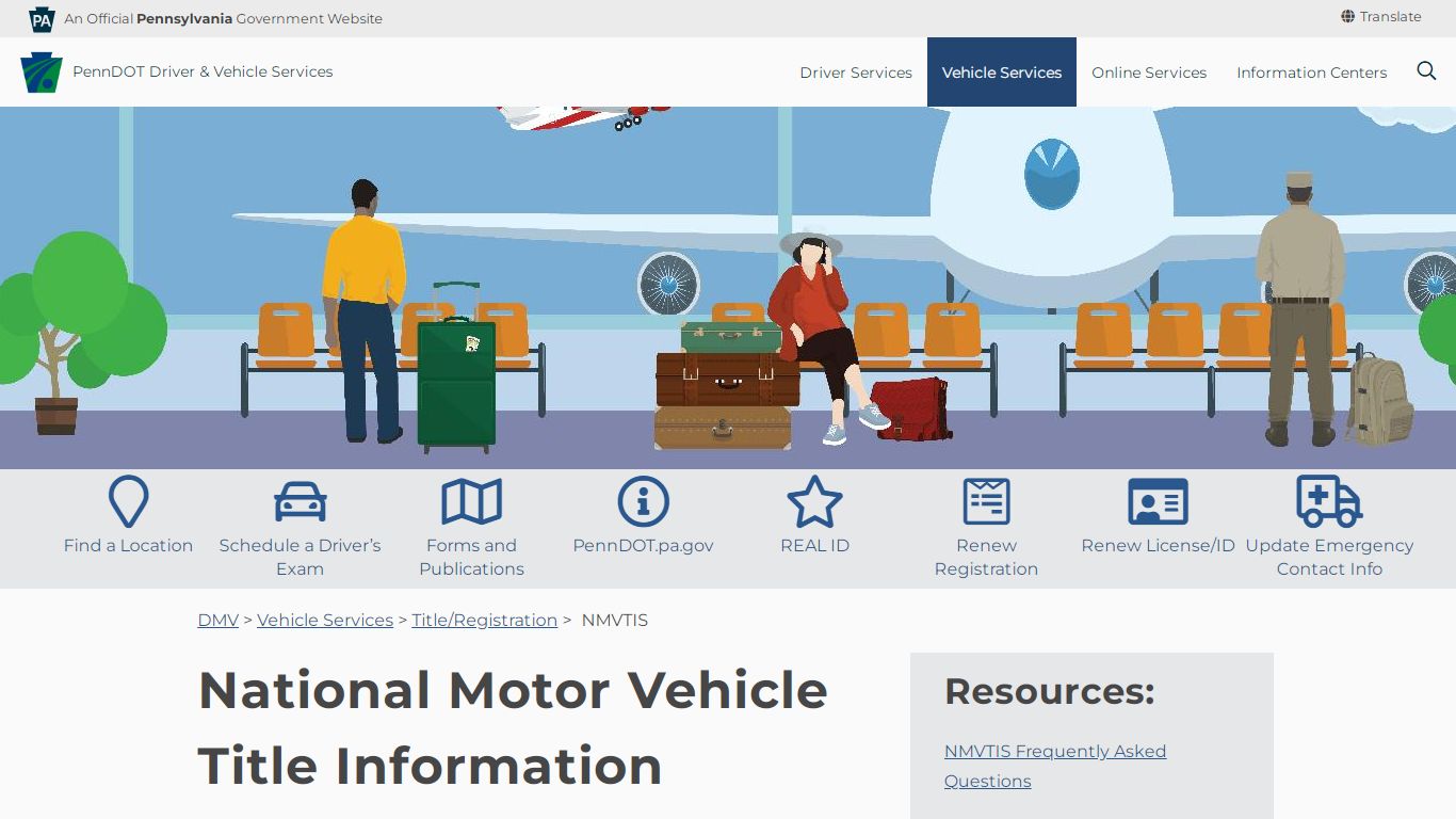 National Motor Vehicle Title Information System (NMVTIS)